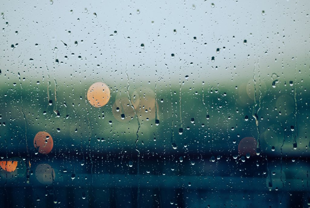 Raindrops on the window